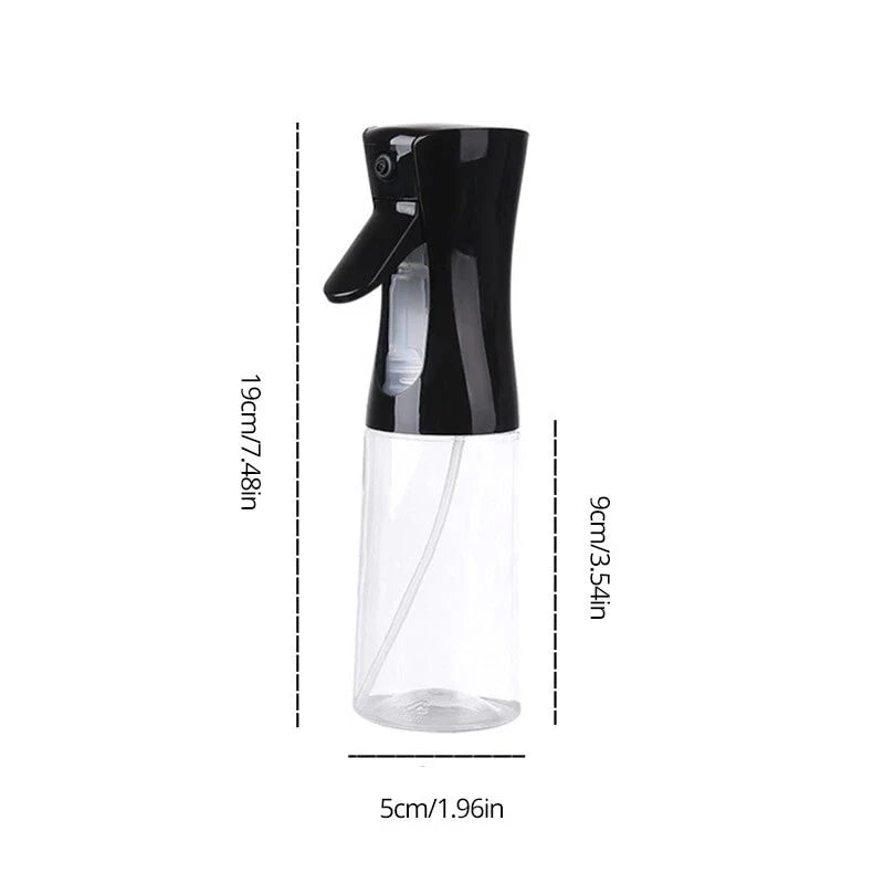 OilSpray - Transparente Öl-Sprühflasche — ermöglicht präzises und tropffreies Dosieren