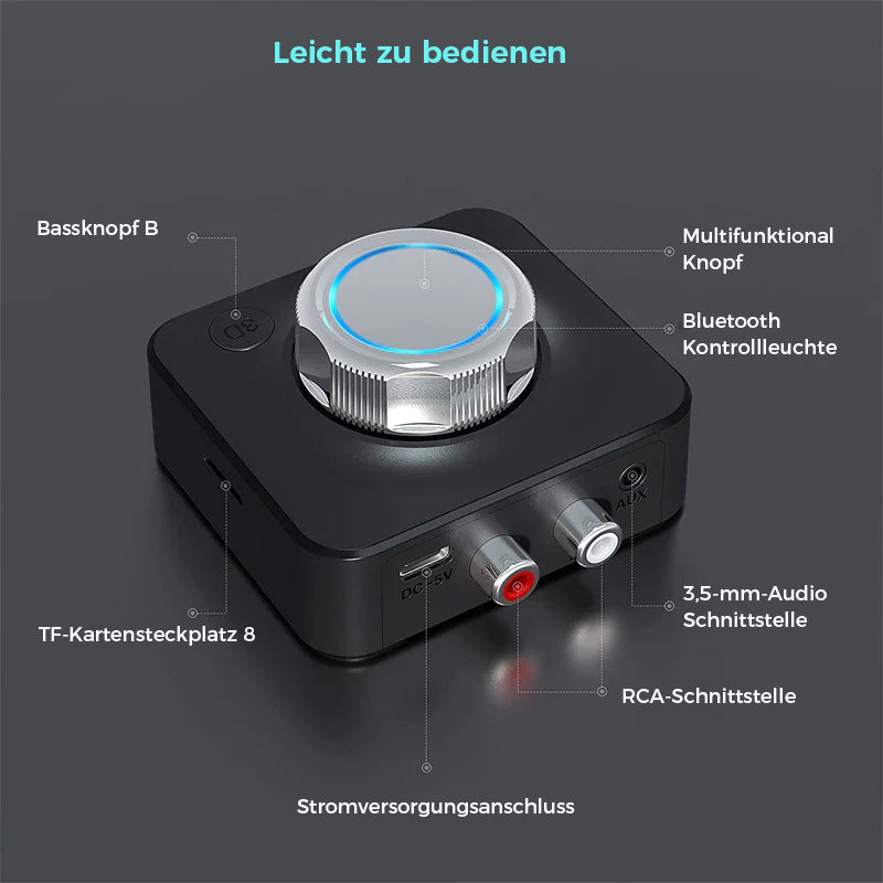 Gluschwein - Bluetooth 5.0 Audio-RCA-Empfänger