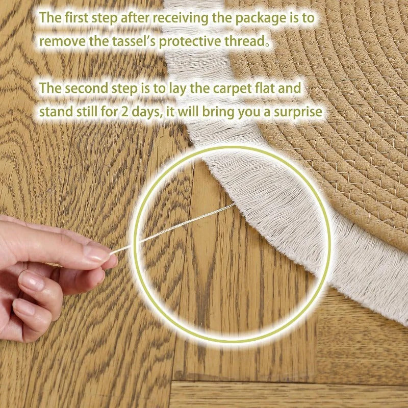 Gluschwein - Rope Rug - Teppich aus hochwertigem Baumwollseil