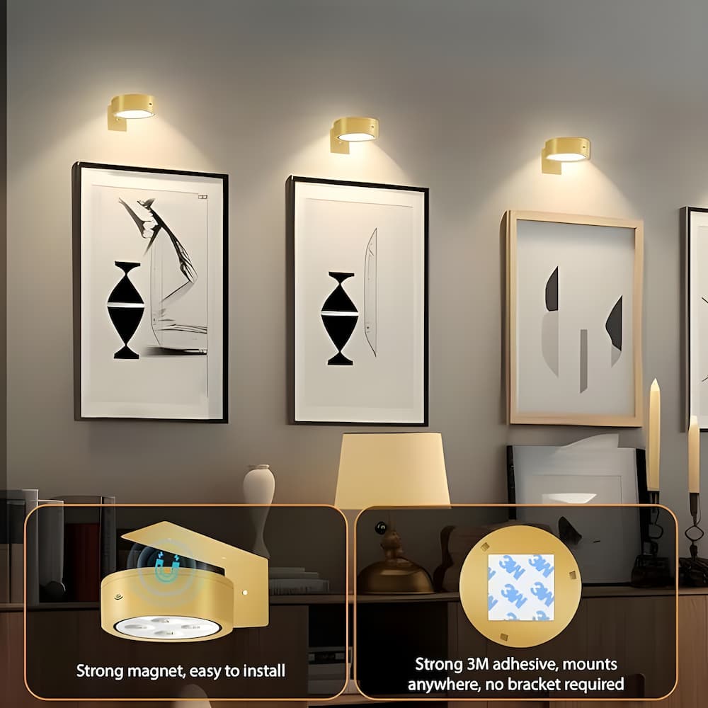 ArtLight - Magnetische LED-Bilderleuchte – Dimmbar & wiederaufladbar