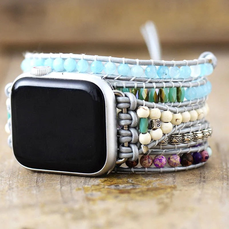 Gluschwein - Ocean Jasper Protection Apple Watch Armband