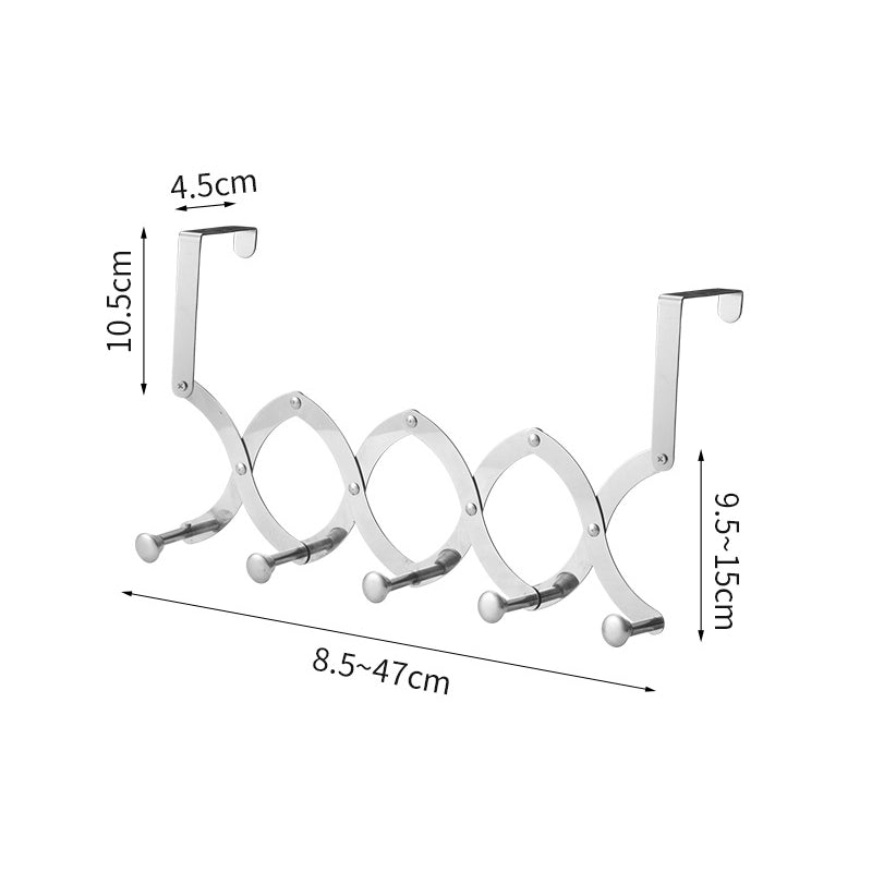 Gluschwein - Einziehbarer Kleiderbügel aus Metall S- 4.5cm MIT 5 HAKEN