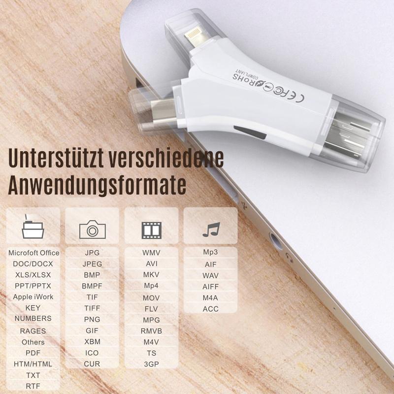 Gluschwein - 4-in-1 iFlash Drive Kartenleser