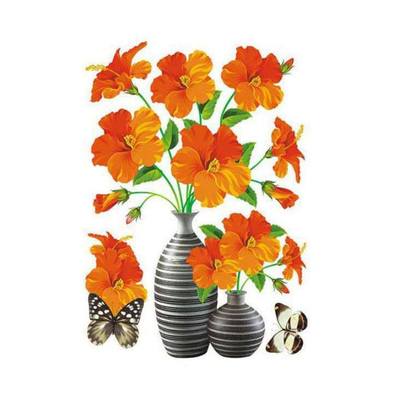 Gluschwein - 3D Stereo Vase Wandaufkleber 005