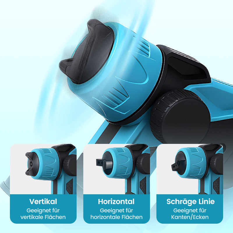 🔥Kabellose elektrische Spritzpistole ⚡ 800 ml/Minute für ununterbrochenes Sprühen 💪 Wiederaufladbar, kabellos, Sprühen in jedem Winkel ohne Auslaufen. Ideal für Möbel, Zäune und Wände 🏠
