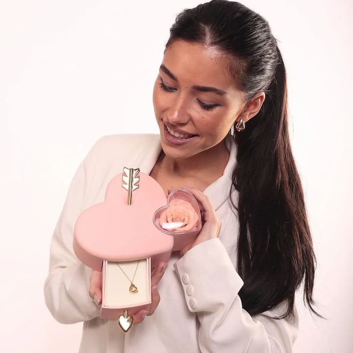 HeartBox - Herz-Schmuckbox  — Mit Geheimfach für Verlobungs- oder Ehering