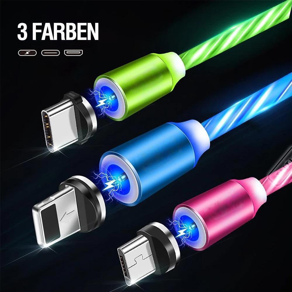 Gluschwein - LED Magnetic 3 in 1 USB Ladekabel