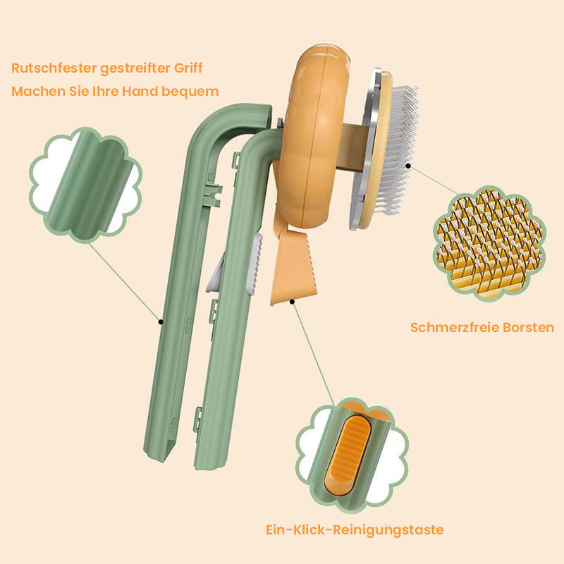 Gluschwein - Kürbis Kammbürste für Haustiere