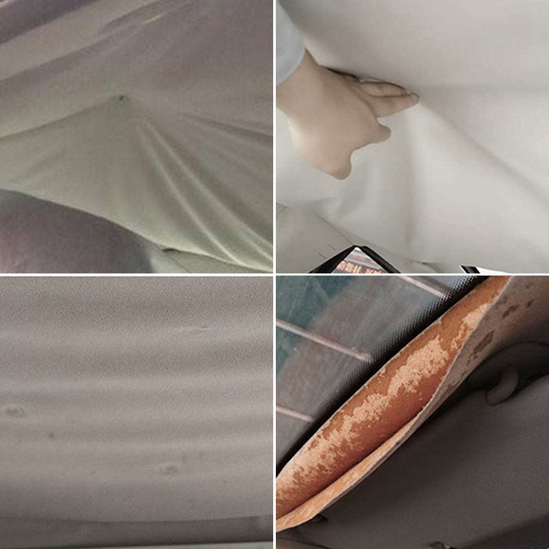 Reparatur des abfallenden Autodachstoffs mit spezieller Schnalle