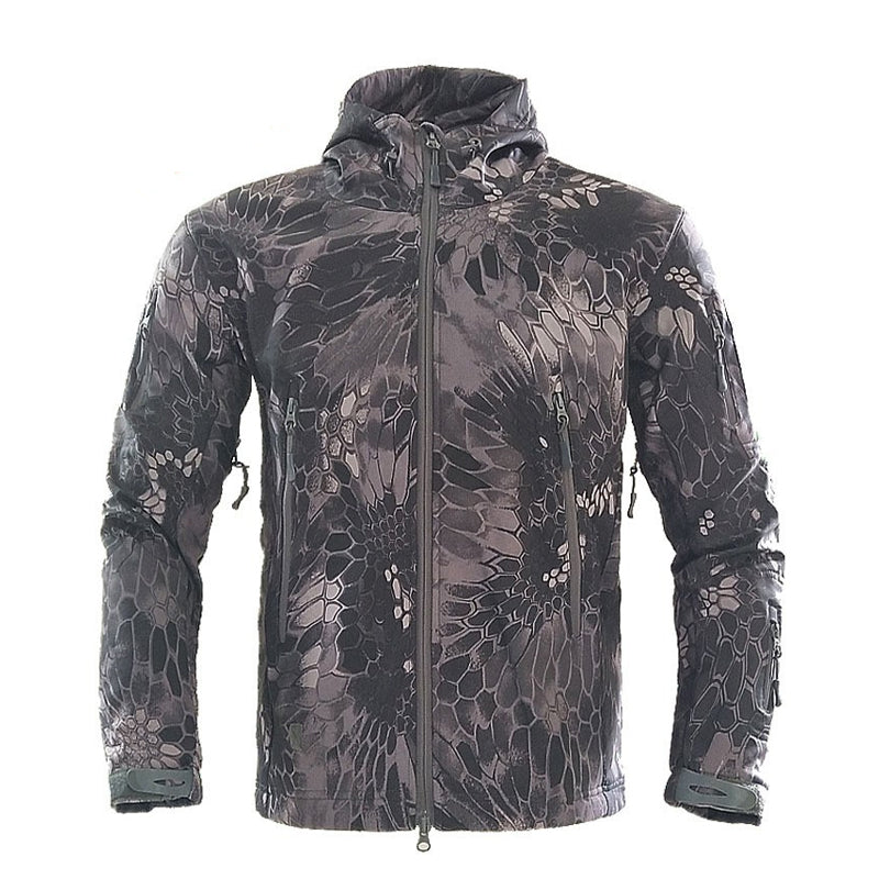 Gluschwein - Wind- und wasserdichte Jacke (Herren) Tarnung 1