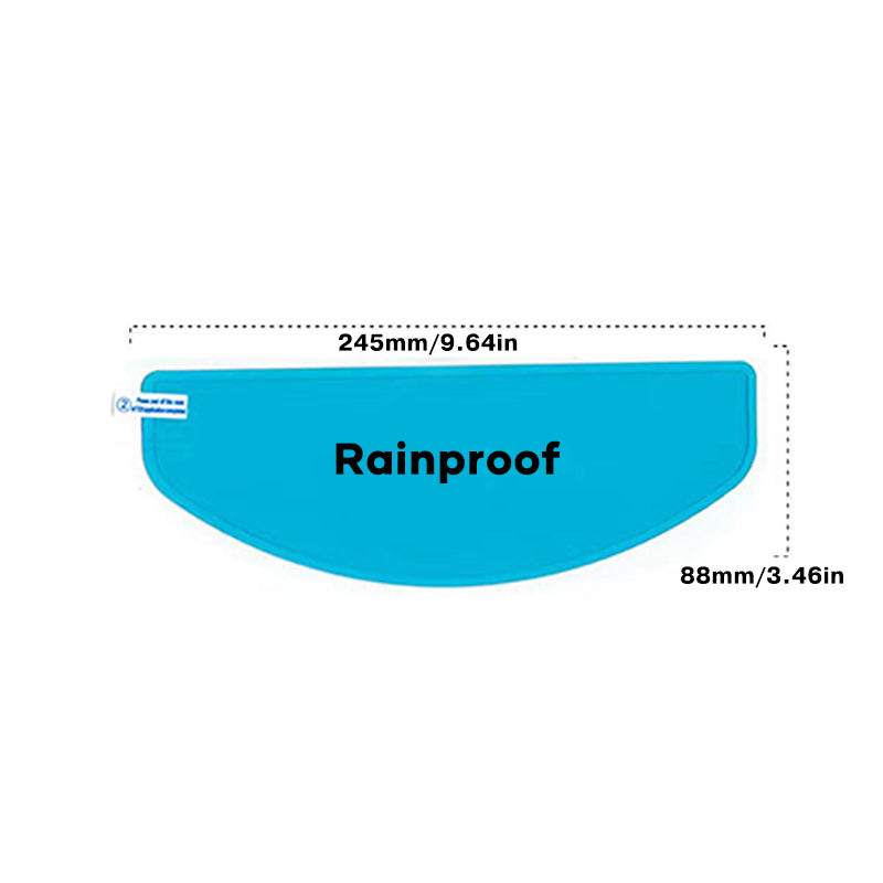 Revêtement de visière antibuée et imperméable