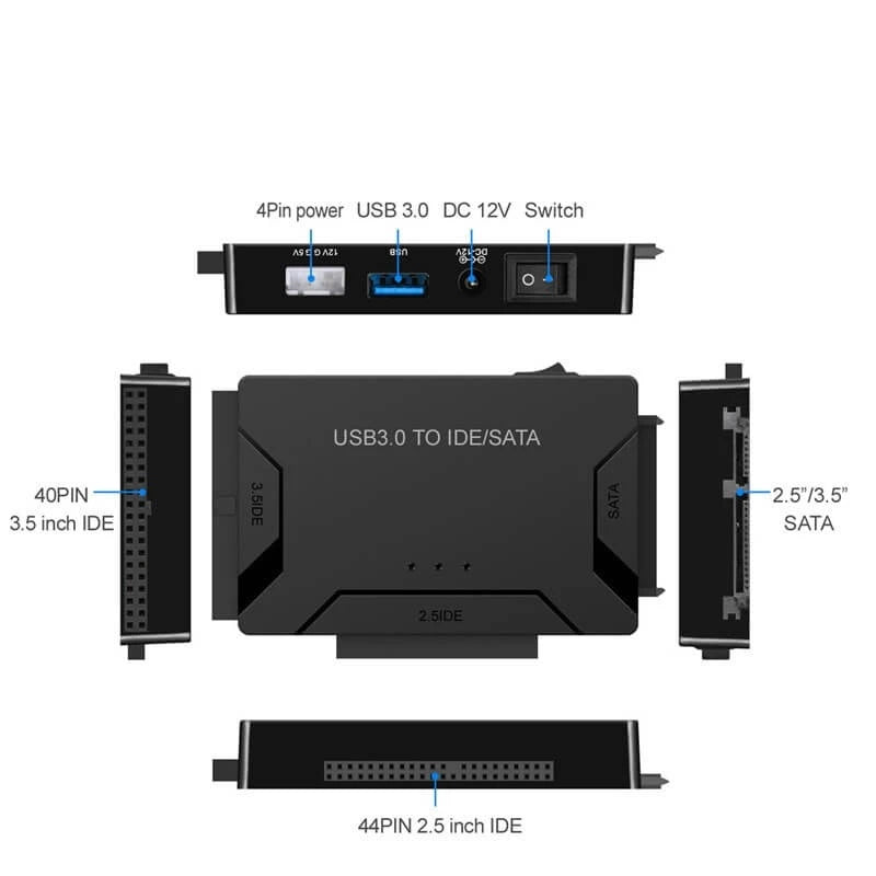 Gluschwein - USB 3.0 zu IDE/SATA-Adapter