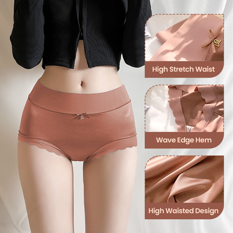 Gluschwein - 💥Kaufe 2, erhalte 1 kostenlos🥰Atmungsaktive Damen-Slips aus hochelastischem Satin mit Baumwollfutter, gesund, bequem und nahtlos
