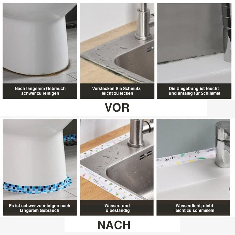 Gluschwein - Wasserdichtes Reparaturband für Badewanne/Badezimmer/Küche