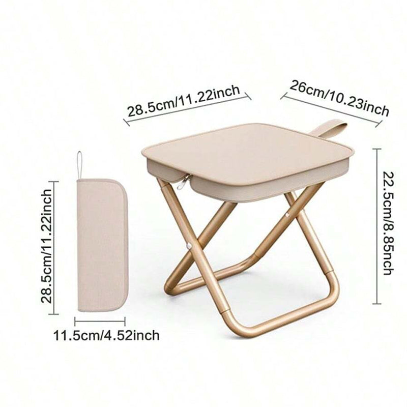 Tabouret pliant portatif