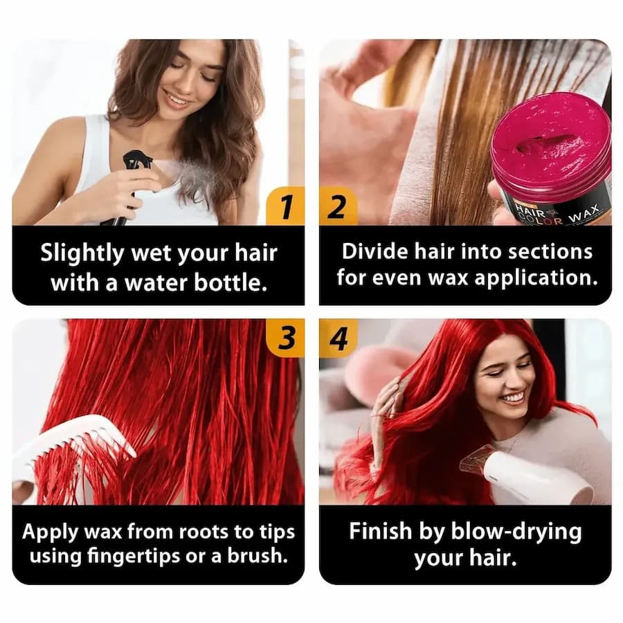 ColorWax - Haarstyling-Farbwachs — Für mutige, trendige Looks ohne Haar­schädigung