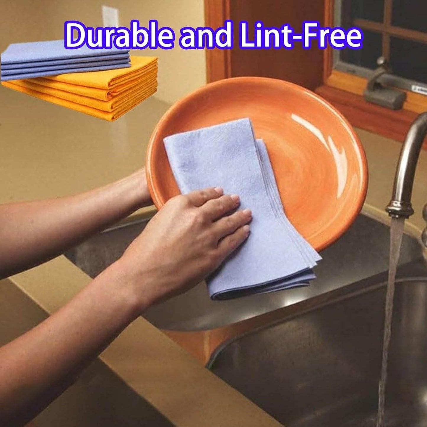 MagicTowel - Waschbare Reinigungstücher — 8er Set, langlebig & saugfähig