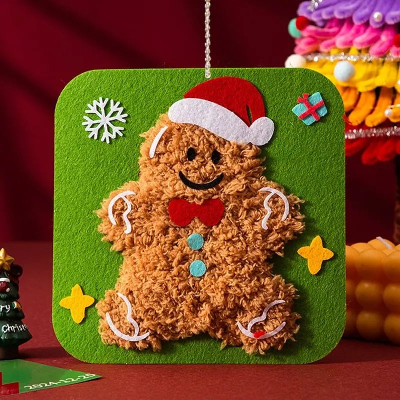 ChristmasKnitting - DIY Weihnachtsstickerei-Set — Bastelspaß mit Kindern & Freunden