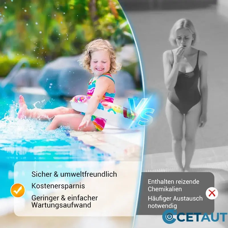 Kristallklarer Pool – ohne Chemie, mit Solarenergie! 🌞SOLARBETRIEBENER SCHWIMMENDER POOL-IONISATOR