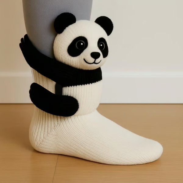 Kuschelige Tiersocken