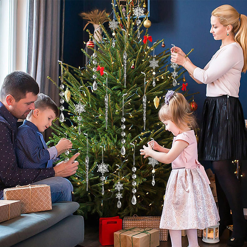 Gluschwein - Kristall-Weihnachtsschneeflocken-Ornamente