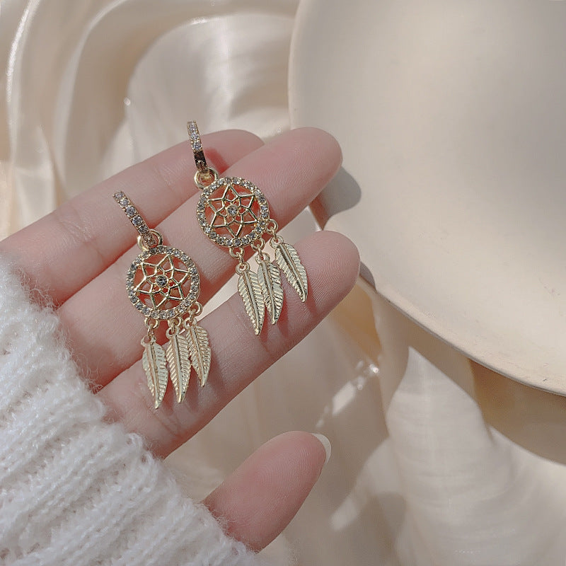 Gluschwein - Dreamcatcher Dangle Earrings