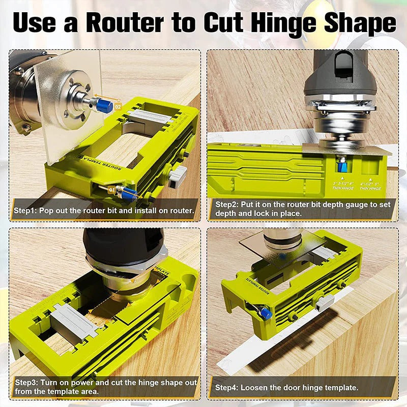 Gluschwein - Hinge Jig - Türscharnier-Montagewerkzeug