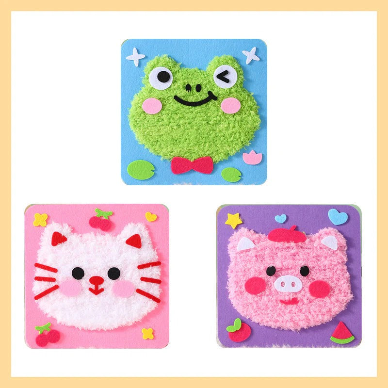 Gluschwein - Fuzzy Drawings - Set zum Basteln einer Stickpuppe