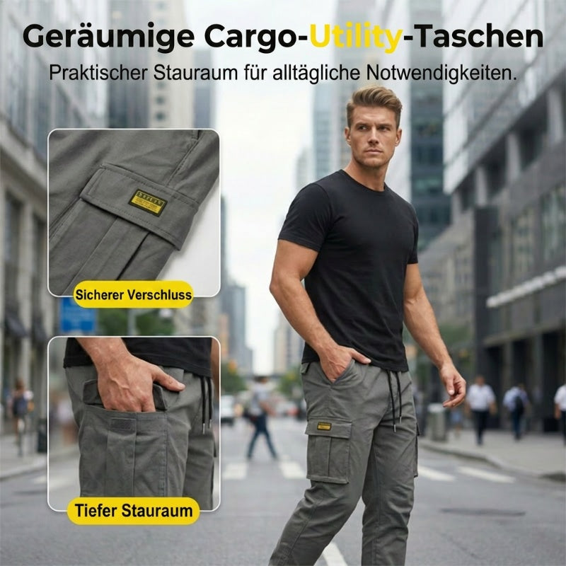 Gluschwein - 🌞 Sommerneuheiten – Jetzt bis zu 50% sparen! 💰 Lässige Cargohose für Herren mit Kordelzug