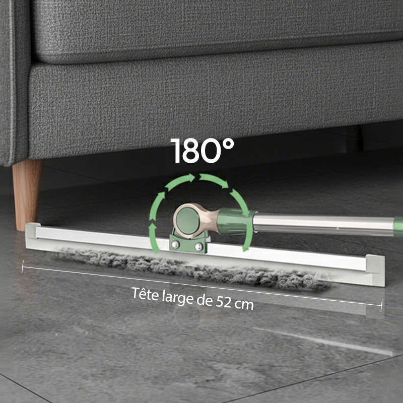 🧹✨ Silikon-Bodenschaber & Fensterabzieher 2in1 – Trocken & nass – entfernt Haare & Schmutz rückstandslos – ideal für Fliesen, Glas & Glasduschen 💧🧽