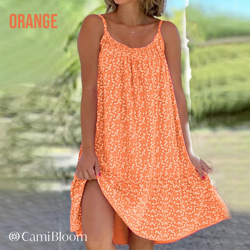 🎉Der Sommer steht vor der Tür.! 50% Rabatt 🛍️ Camisole-Kleid mit Blumenmuster