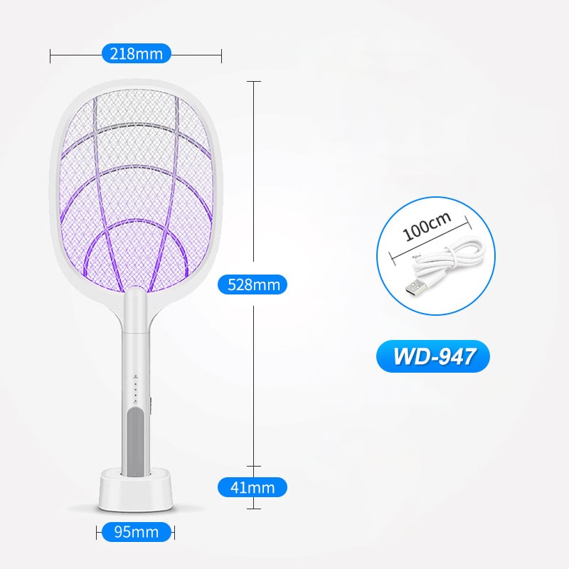 Gluschwein - 🚫🦟2-in-1 elektrische Fliegenklatsche und Mückenschutzlampe für die Nacht