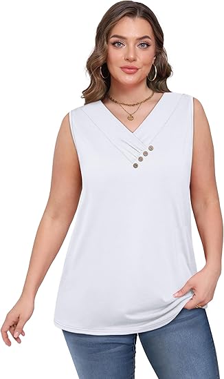 Gluschwein - Einfarbiges V-Ausschnitt-Tanktop für Damen – atmungsaktiv & vielseitig