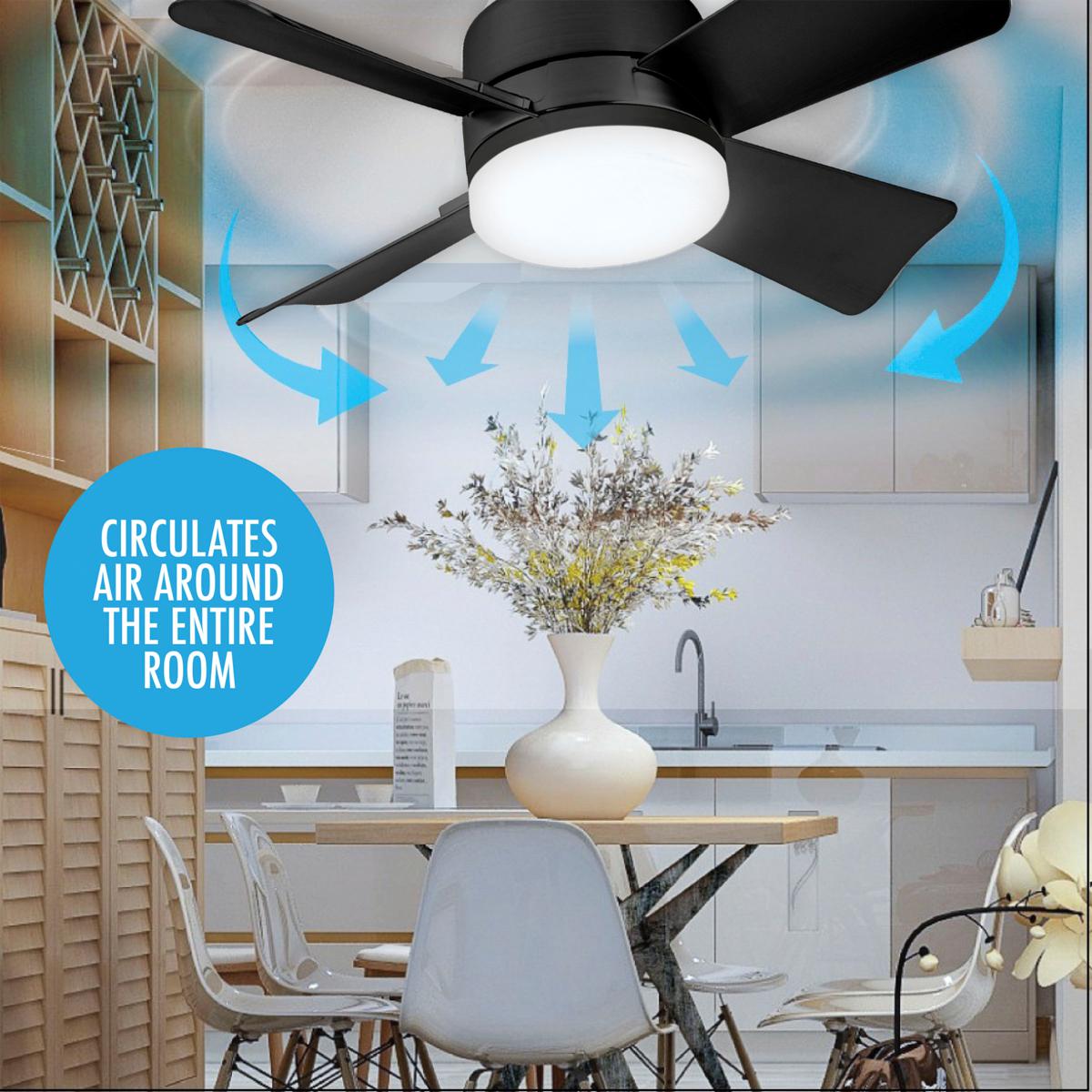 Gluschwein - 🔥50% Rabatt🔥 2-IN-1 TRAGBARE DECKENVENTILATOR & LICHT mit Fernbedienung