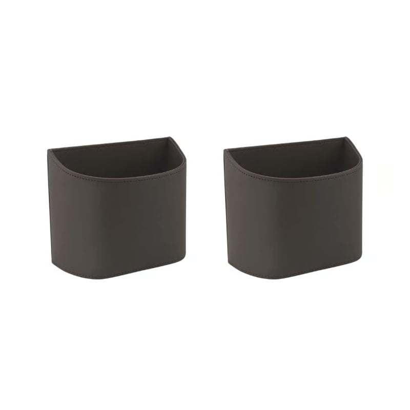 PU Leather Car Door Cup Holder