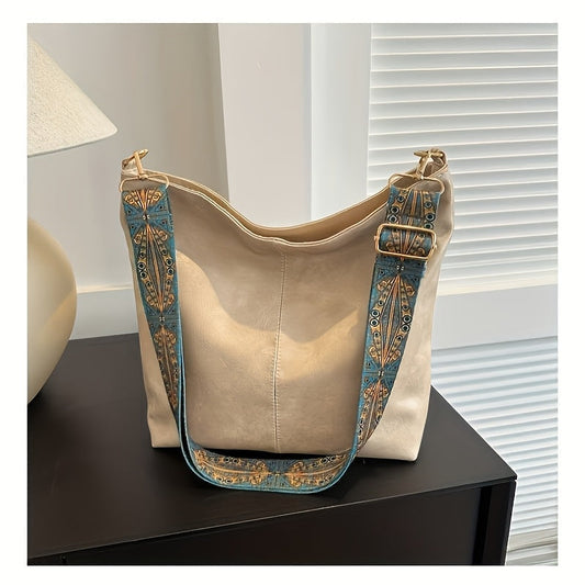Mirelda – Bolso de hombro casual con correa ancha