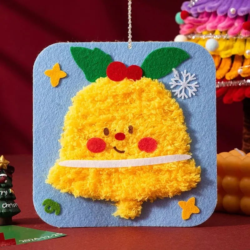 ChristmasKnitting - DIY Weihnachtsstickerei-Set — Bastelspaß mit Kindern & Freunden