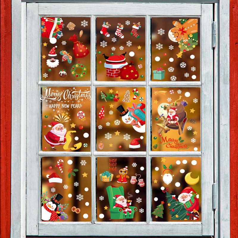 Gluschwein - Weihnachtsfensteraufkleber Mehrteilig