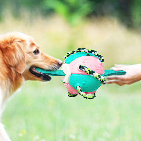 Gluschwein - Bissfestes Hundespielzeug Frisbeefußball