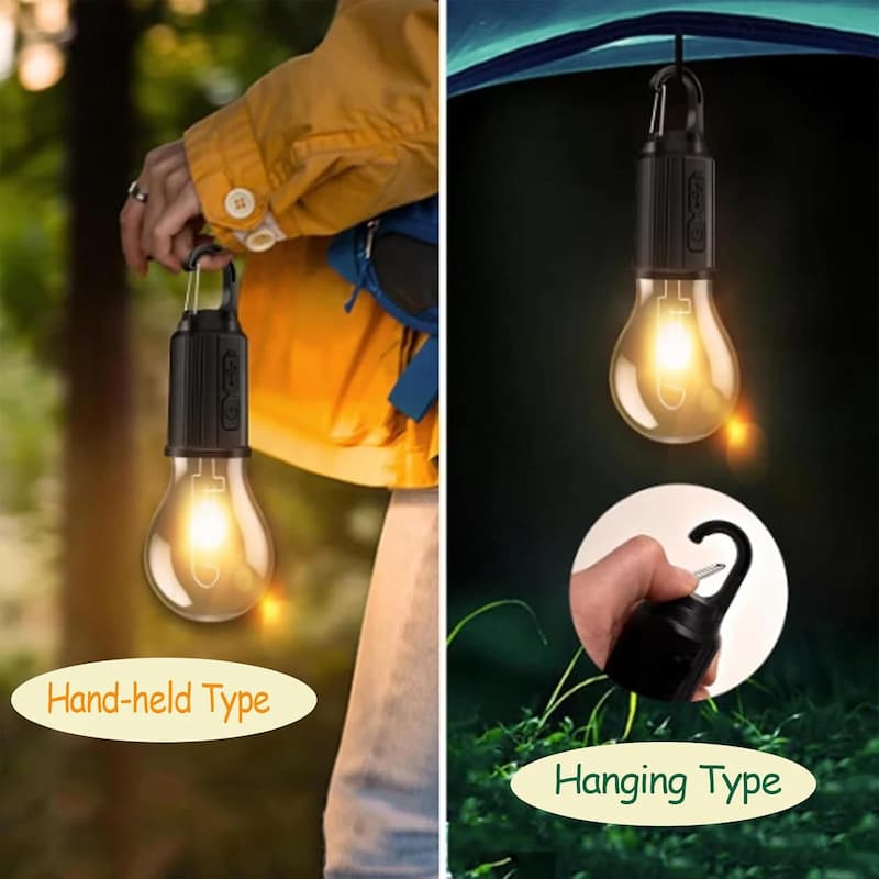 ClipBulb - Retro Campinglicht — Perfekte Atmosphäre für Zelt & Angelplatz