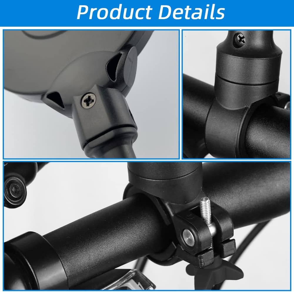 FlexMirrors - Premium Fahrradspiegel – Mehr Sicherheit und freie Sicht [2er-Set]