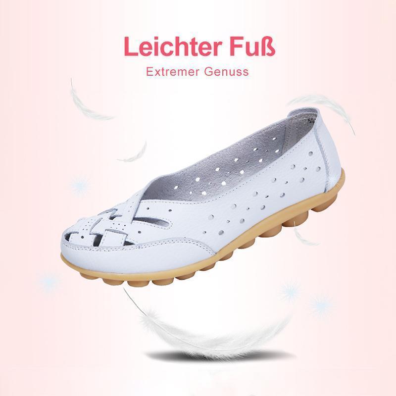 Gluschwein - Bequeme und Weiche Damen Lederschuhe