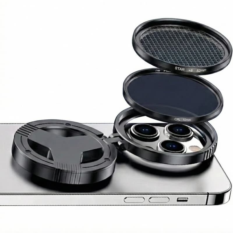 Gluschwein - PhoneLens - Magnetische Clip-On-Kamera-Polarisationsfilter