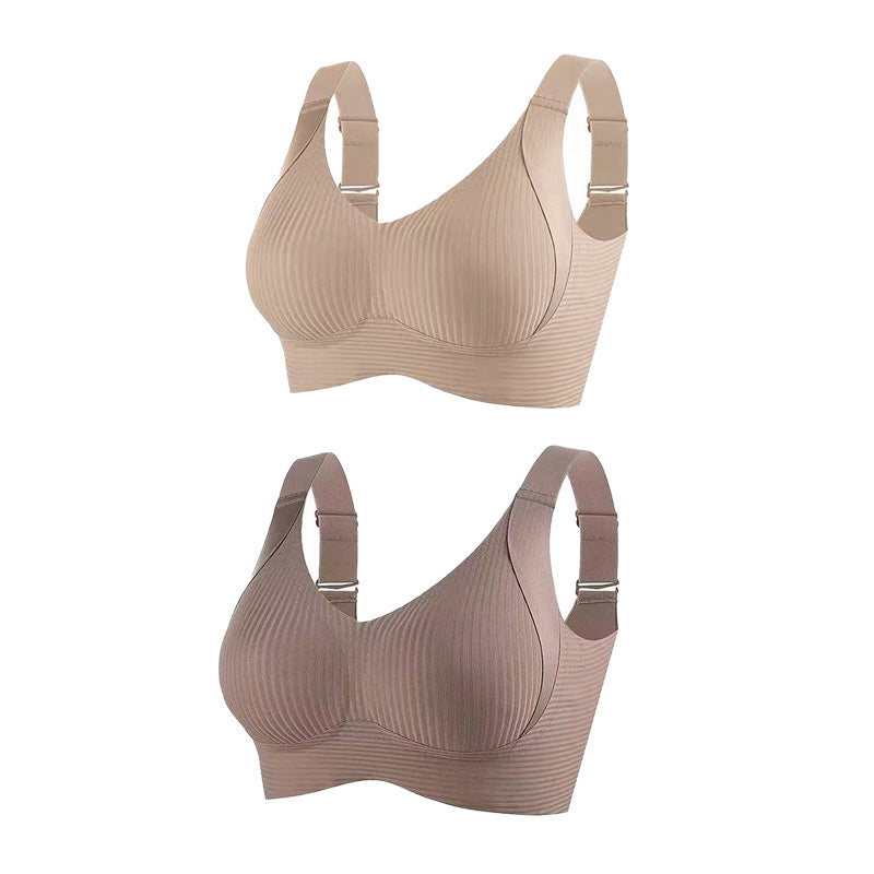 Gluschwein - 🔥50% Rabatt für begrenzte Zeit💕Gerippter Push-up-BH für Frauen, verstellbar, kabellos