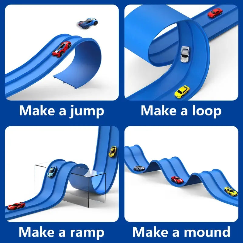 Gluschwein - Car Slide - Flexibles Rennbahnspielzeug