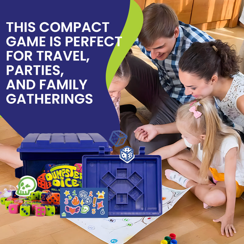 Dumpster Dice - Schnelles Familienspiel mit Würfeln