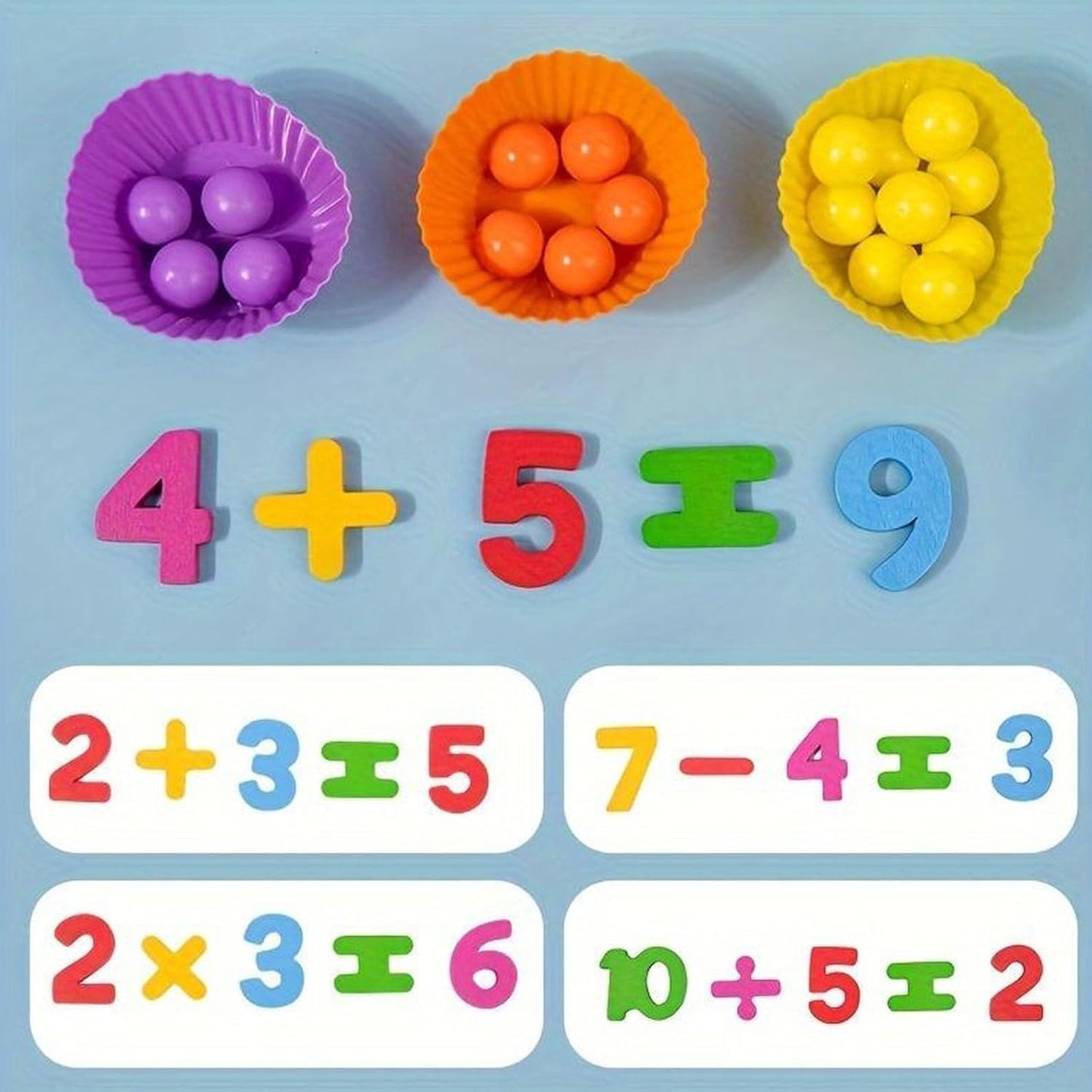 PlayMath - Montessori Mathe-Set — Spielerisch Mathe-Selbstvertrauen stärken