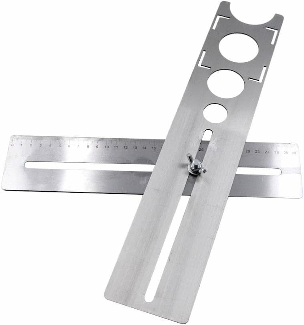 TileGauge - Vollwinkel-Fliesbohrschablone — Dein bester Helfer bei Renovierungen