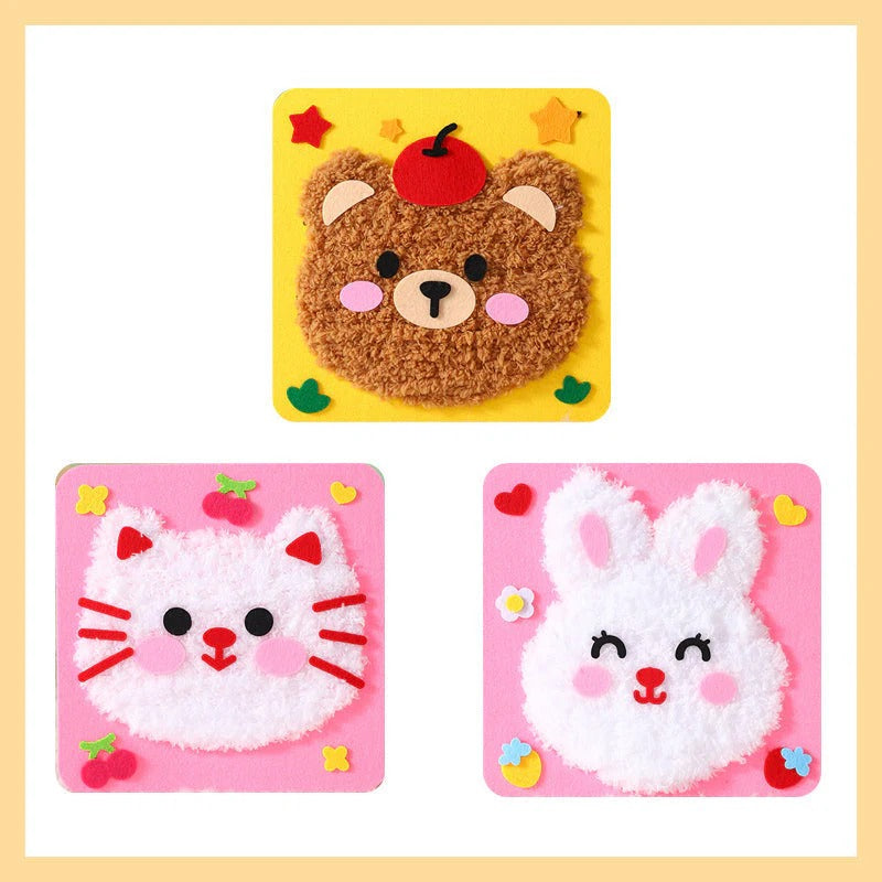 Gluschwein - Fuzzy Drawings - Set zum Basteln einer Stickpuppe