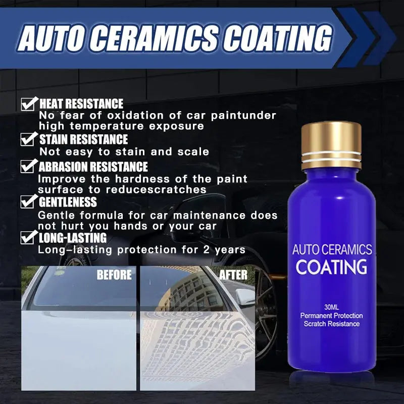 CeramicCoating - Ceramic Spray - Bringt Ihr Auto wochenlang zum Glänzen und schützt [1+1 GRATIS!]